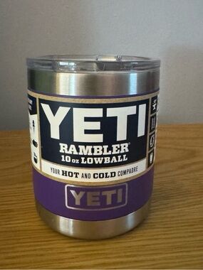 Peak purple Yeti 10oz lowball